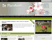 Tablet Screenshot of florahoek.com